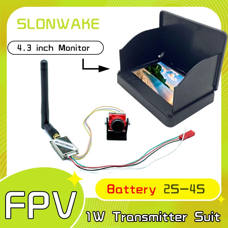 Quadcopter Frame - SLONWAKE 48CH 1000mW Pemancar Gambar AV