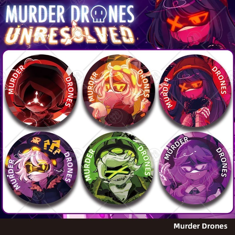 Drone & Rc Plane Maker Durgapur West Bengal - Murder Drones Pin Bros Logam Dekoratif,