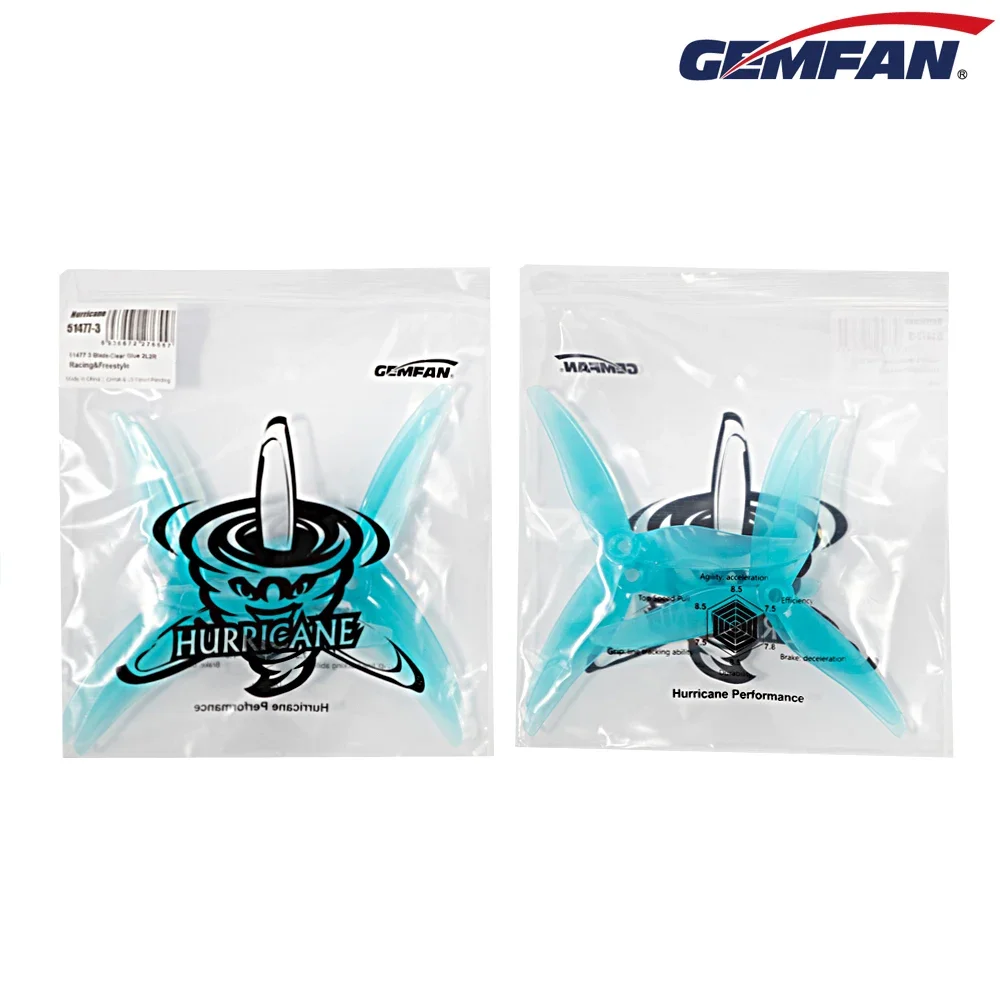 Drone Rc Diy - 10 Pasang (10CW + 10CCW) Gemfan
