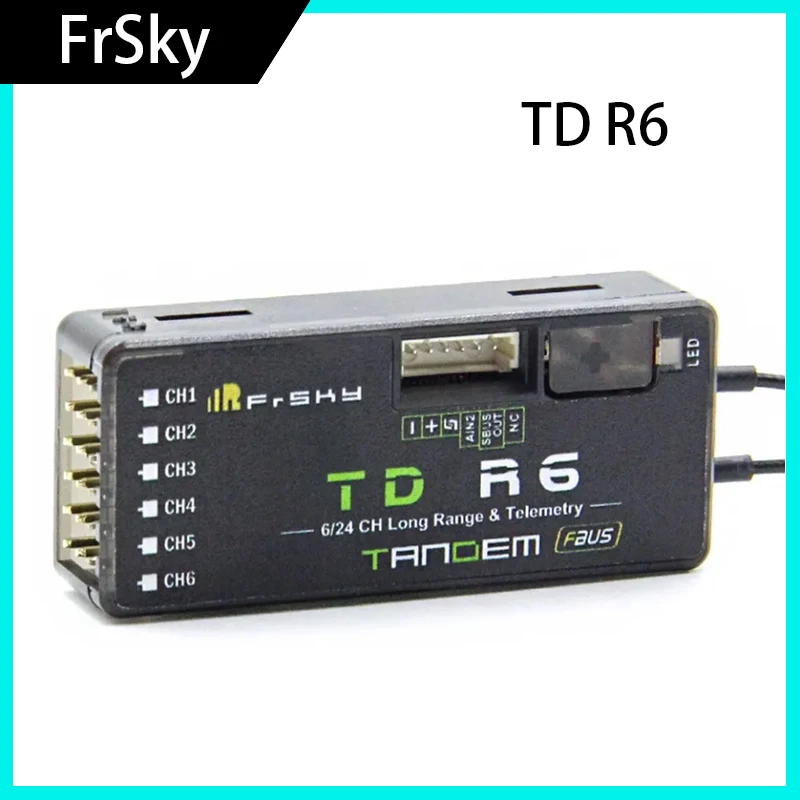 Frsky Receiver Module - FrSky TD R6 2.4G/900MHz Penerima Frekuensi