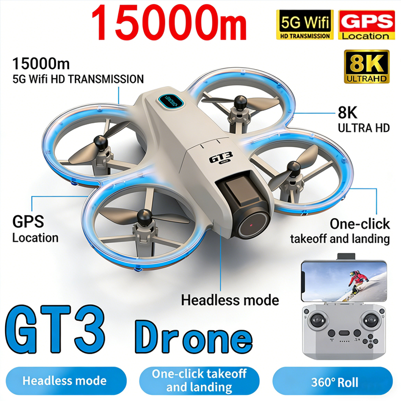 Drone GT3 MAX Baru 8K HD Fotog - Drone Without Rc ulasan dan harga