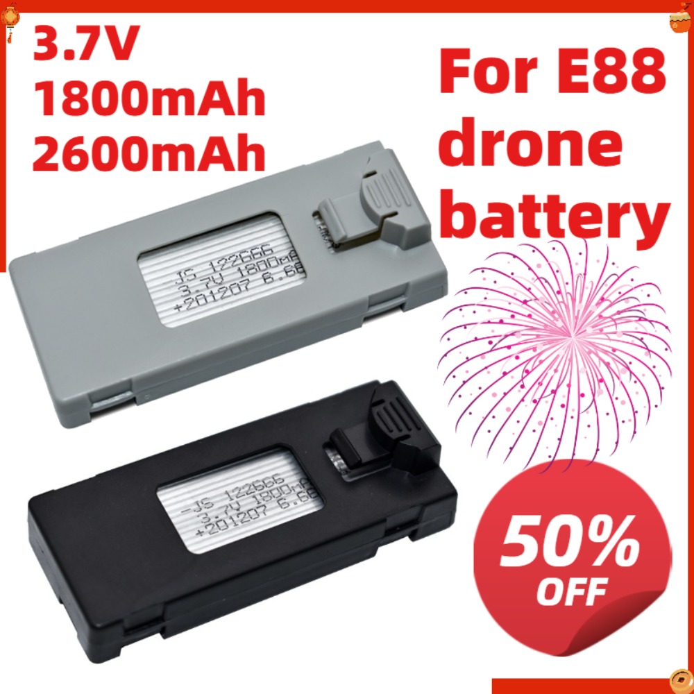 Baterai Drone Remote Control 3 - Drone E88 Rc Quadcopter ulasan dan harga