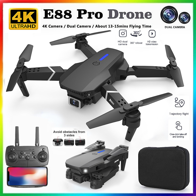 2026 BARU E88 Drone Profesiona - Drone Rc Harness ulasan dan harga