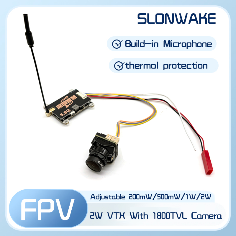 SLONWAKE 5.8G 56CH 2W pemancar - Quadcopter Frame ulasan dan harga