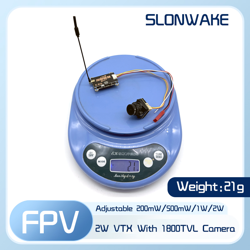 SLONWAKE 5.8G 56CH 2W pemancar - Quadcopter Frame ulasan dan harga