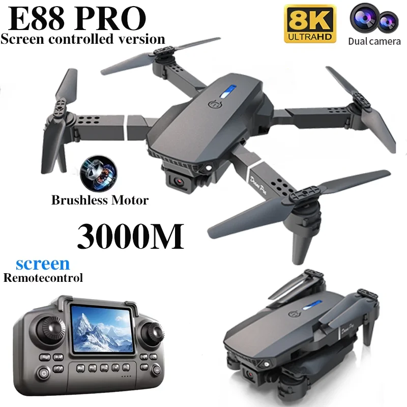 Drone Profesional E88 PRO deng - Drone Without Rc ulasan dan harga