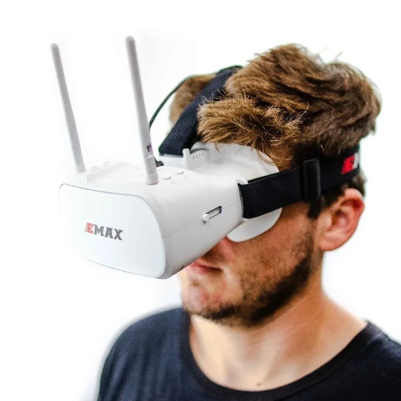 Kacamata FPV Emax 5.8G 48CH Ti - Fpv Goggles Headset ulasan dan harga