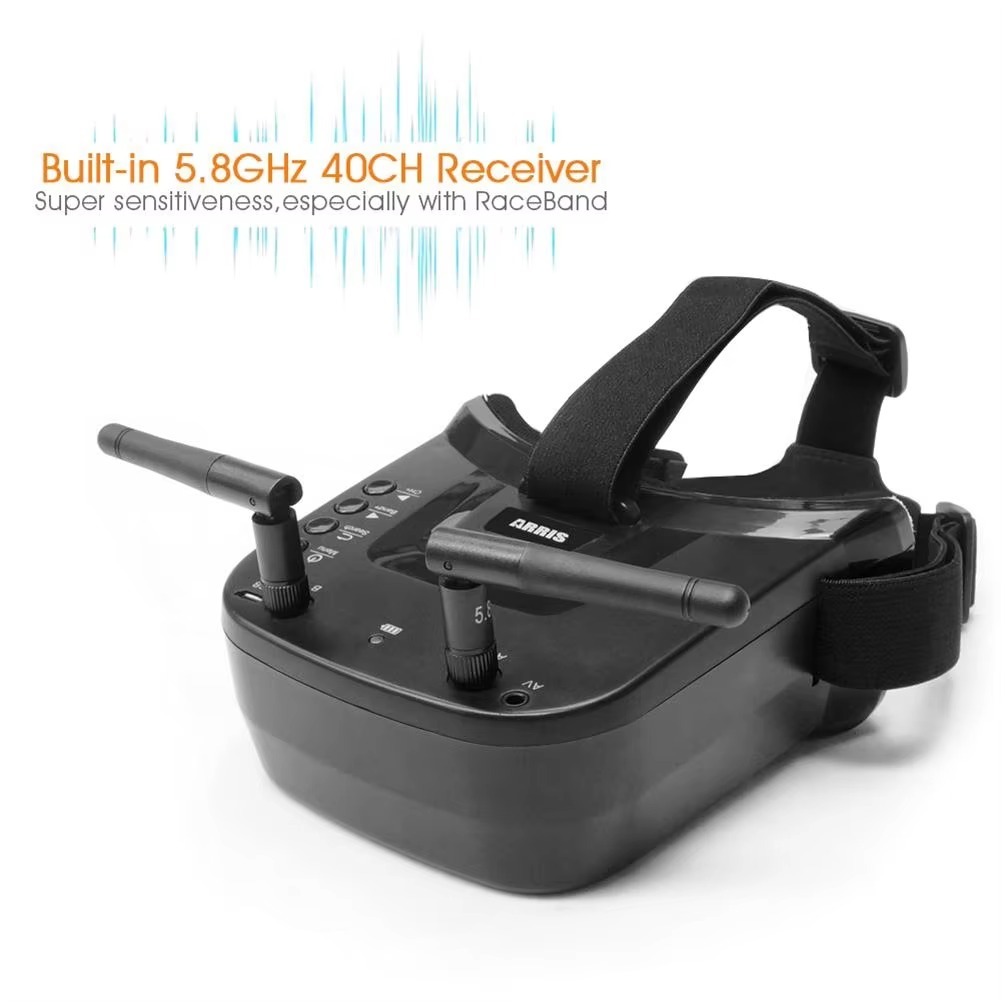 Kacamata FPV DroMa5.8G 40CH He - Fpv Goggles Headset ulasan dan harga