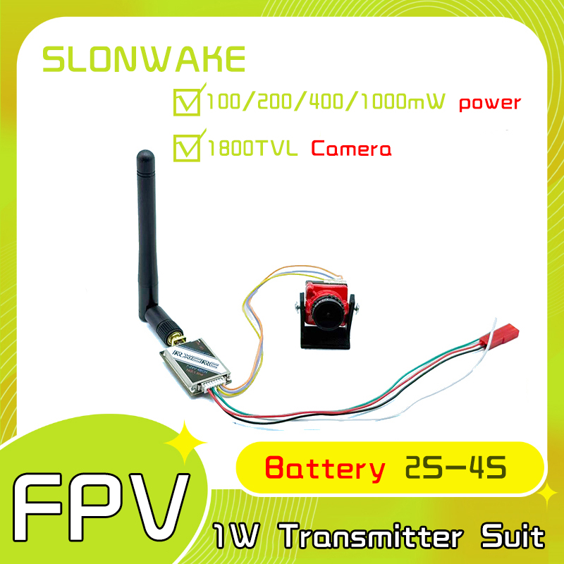 SLONWAKE 48CH 1000mW Pemancar  - Quadcopter Frame ulasan dan harga