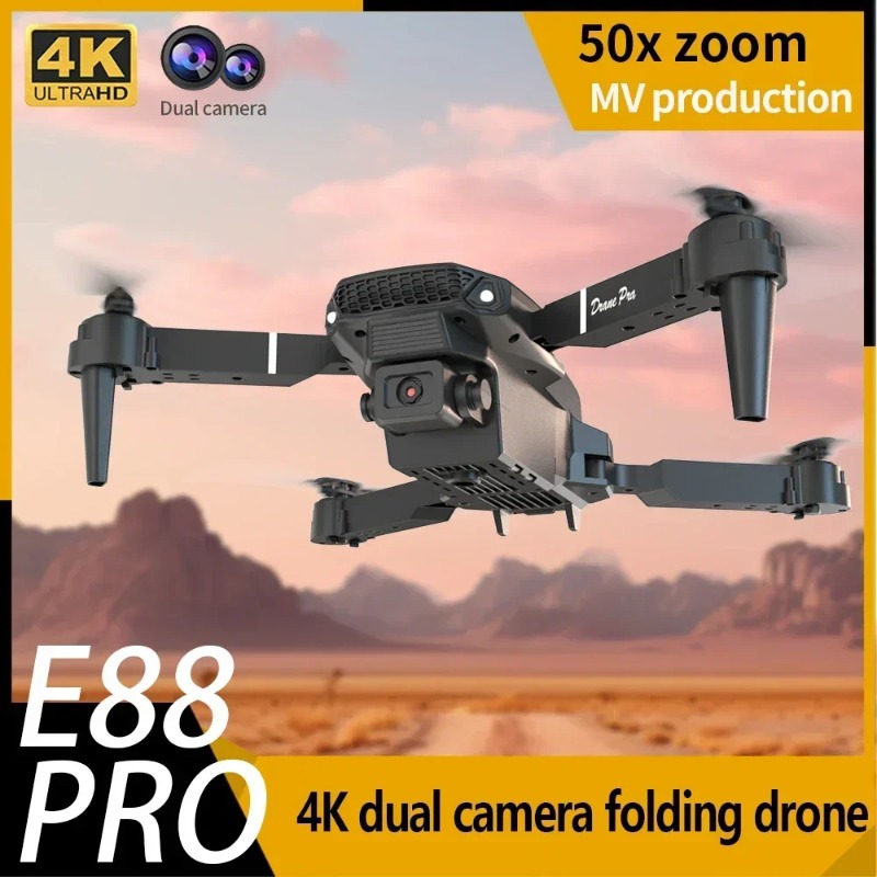E88 Mini Drone Kamera 4K HD Wi - Drone E88 Rc Quadcopter ulasan dan harga