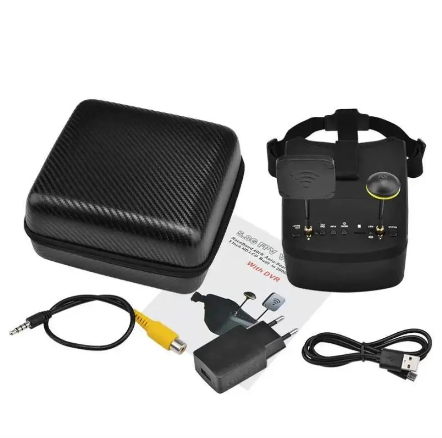 SmCp5.8G 40CH 5 Inci 800*480 H - Fpv Goggles Headset ulasan dan harga