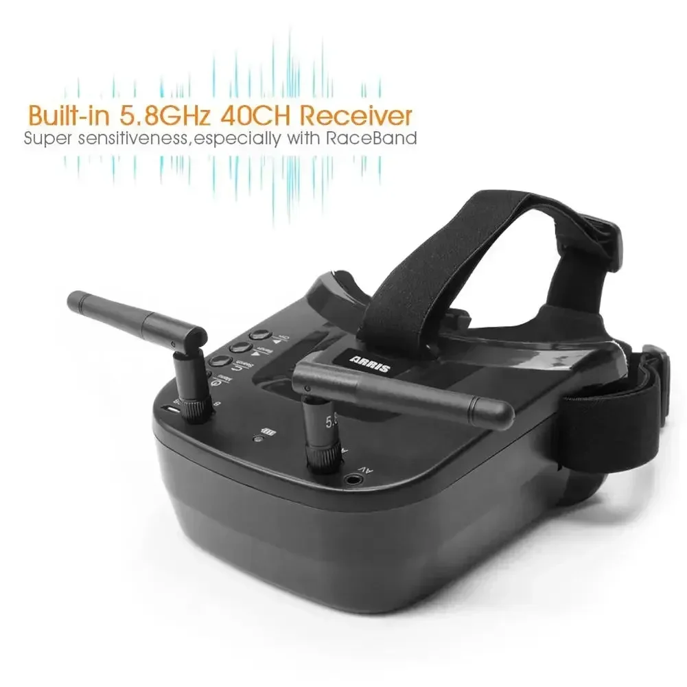 Kacamata FPV RoRuSVR009 5.8G 4 - Fpv Goggles Headset ulasan dan harga