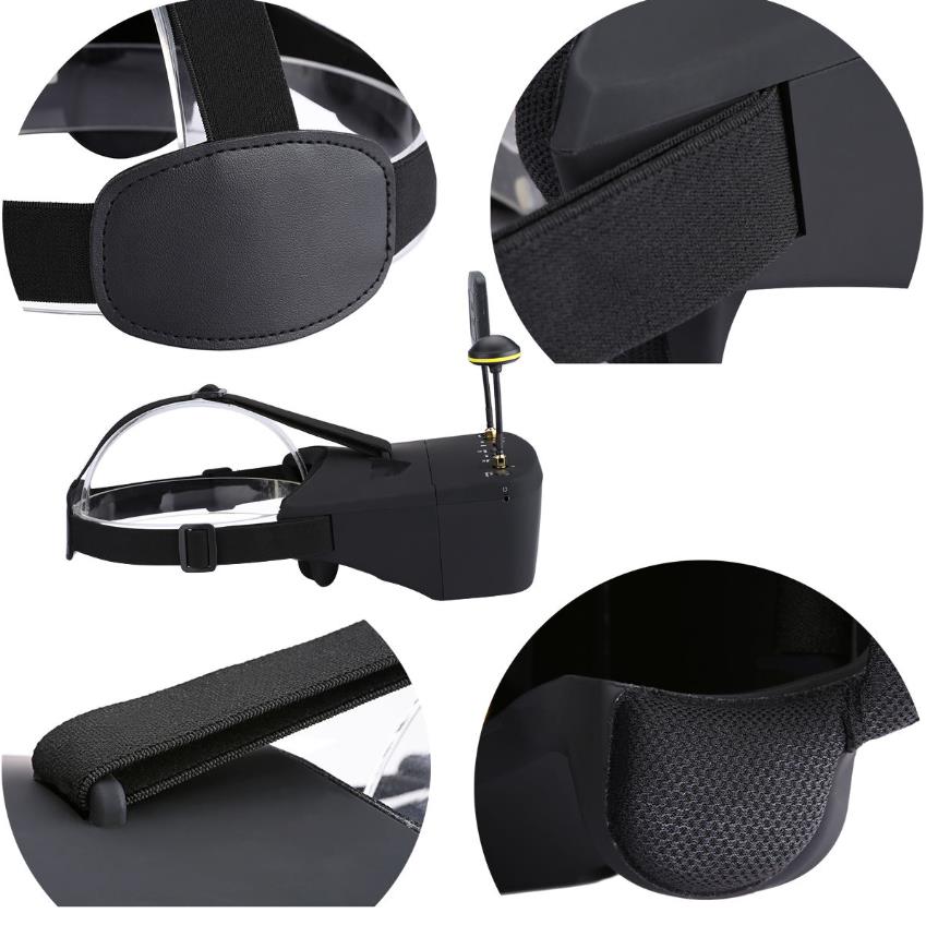 EV800D 5.8G 40CH 5 Inci 800*48 - Fpv Goggles Headset ulasan dan harga