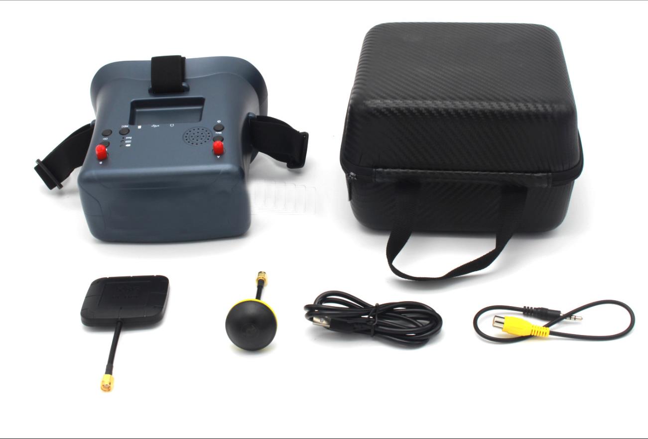 EV800D 5.8G 40CH 5 Inch/4.3Inc - Fpv Goggles Headset ulasan dan harga