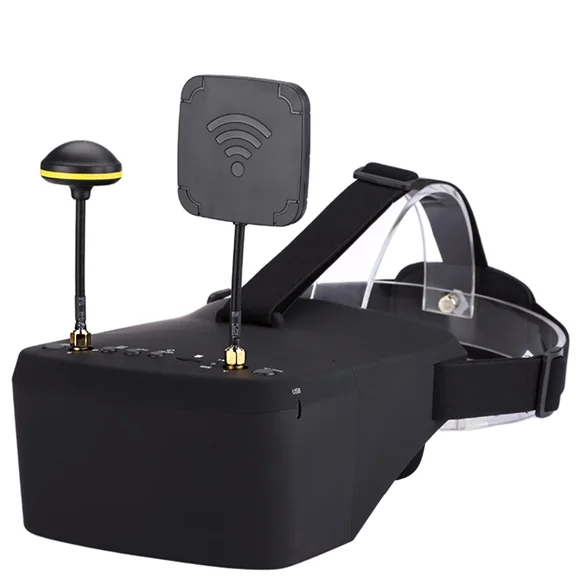 Kacamata FPV SmCp5.8G 40CH 5 I - Fpv Goggles Headset ulasan dan harga