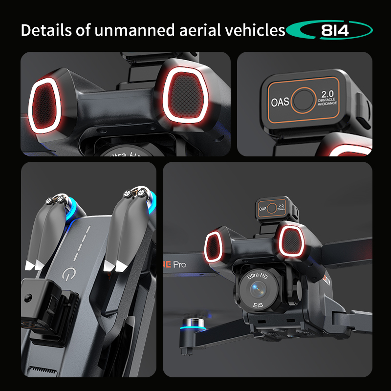 Drone FPV Pintar Original 814  - Drone Smart Rc Foldable ulasan dan harga