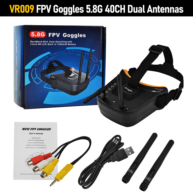 VR009 Kacamata FPV Layar LCD 3 - Fpv Goggles Headset ulasan dan harga