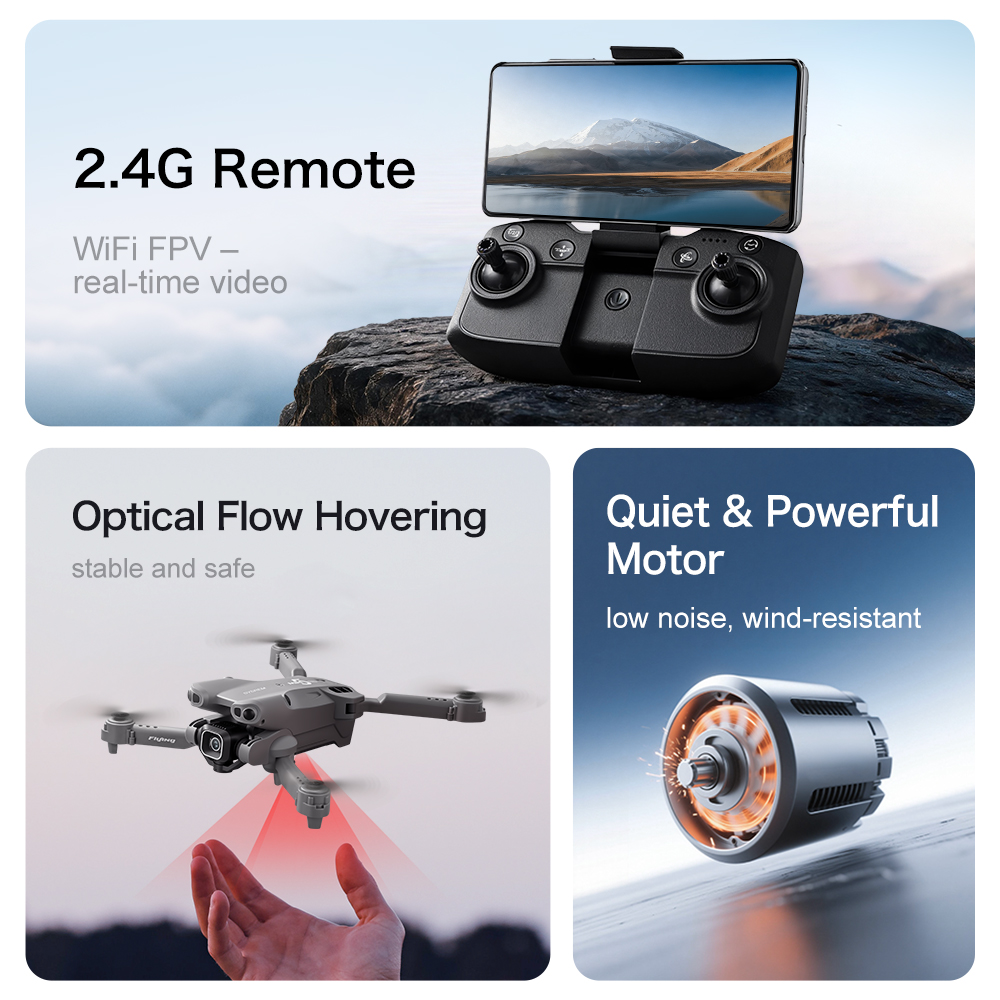 Drone GT50 Baru 8K HD Dual Kam - Drone Top Rc ulasan dan harga