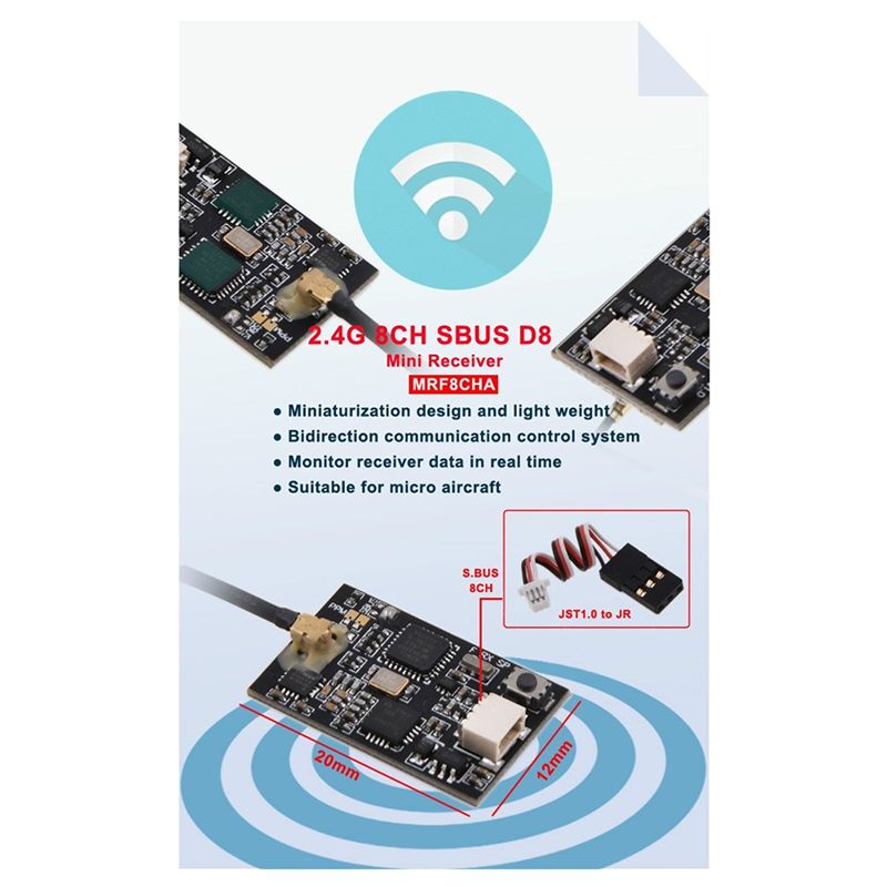 A29F-MRF8CHA 2.4G AGF Untuk Mo - Frsky Receiver Module ulasan dan harga