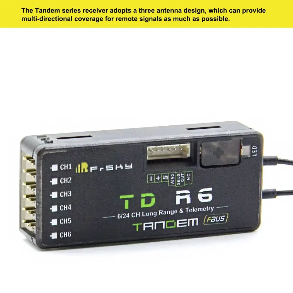 FrSky TD R6 2.4G/900MHz Peneri - Frsky Receiver Module ulasan dan harga